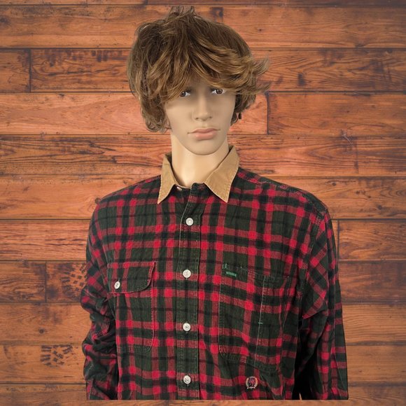 Tommy Hilfiger Full button down Medium Flannel - Picture 3 of 12
